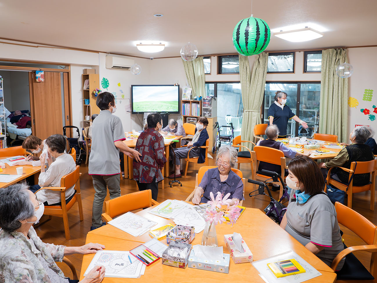 デイサービスありがとうについて画像